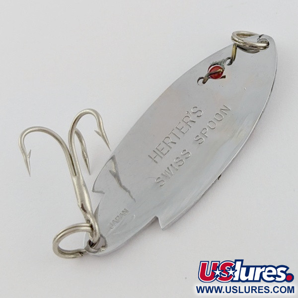   Herter's Swiss Spoon (Japan), nikiel/czerwone oczy, 7 g błystka wahadłowa #24161