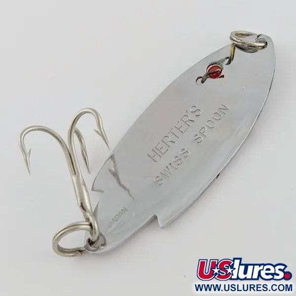  Herter's Swiss Spoon (Japan), nikiel/czerwone oczy, 7 g błystka wahadłowa #24161