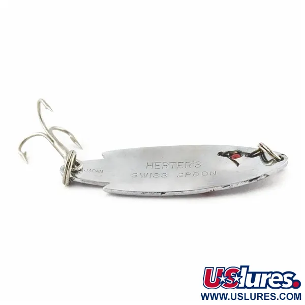  Herter's Swiss Spoon (Japan), nikiel/czerwone oczy, 7 g błystka wahadłowa #24161