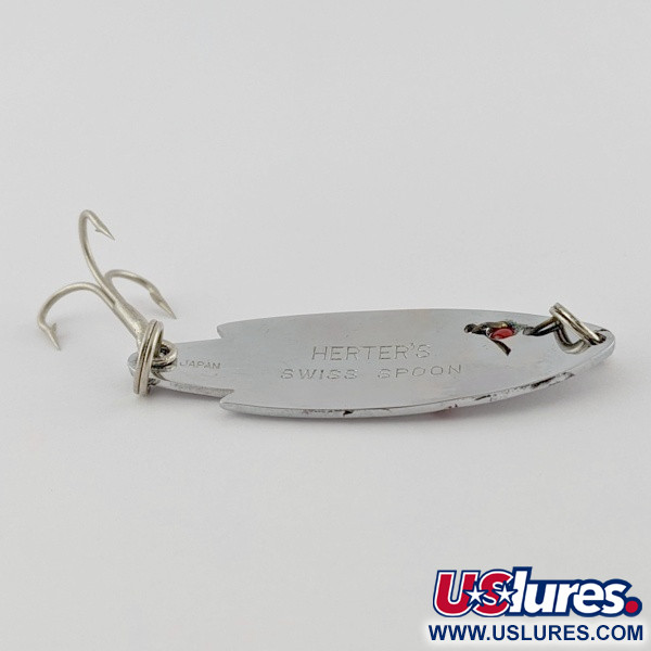   Herter's Swiss Spoon (Japan), nikiel/czerwone oczy, 7 g błystka wahadłowa #24161