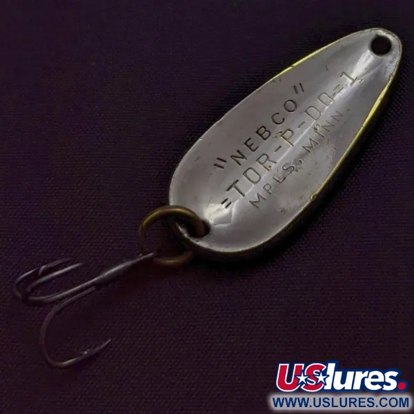  Nebco Tor-P-Do 1, nikiel/mosiądz, 9 g błystka wahadłowa #24173