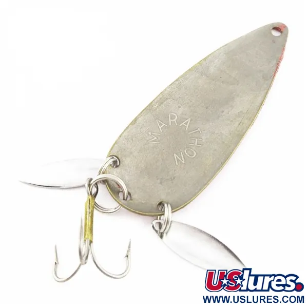 Marathon Bait Company Marathon, biało - czerwony, 17 g błystka wahadłowa #24180