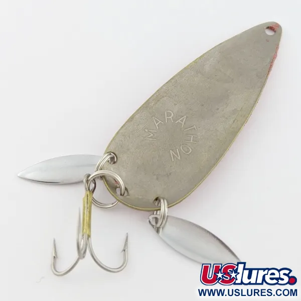 Marathon Bait Company Marathon, biało - czerwony, 17 g błystka wahadłowa #24180