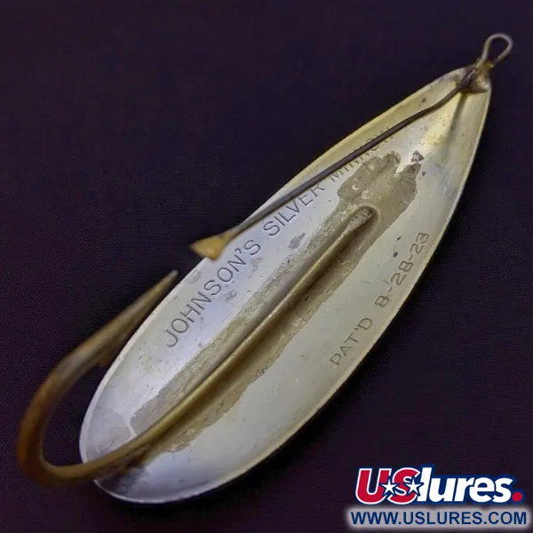  Johnson Silver Minnow, srebrozłoto, 31 g błystka wahadłowa #24182