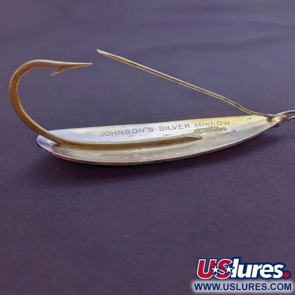 Johnson Silver Minnow, srebrozłoto, 31 g błystka wahadłowa #24182