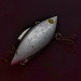  Bill Lewis Rat-L-Trap, RT 25 Chrom Czarny tył, 14 g wobler #24189