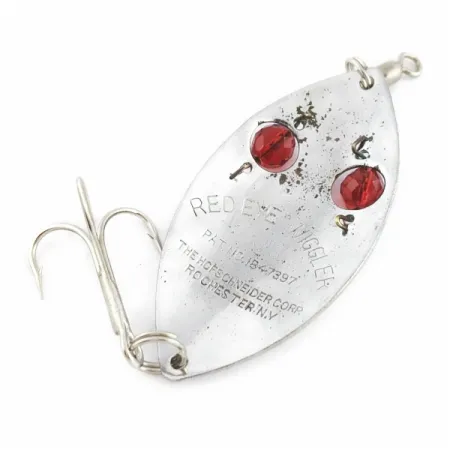 Hofschneider Red Eye Wiggler, nikiel/czerwony, 25 g błystka wahadłowa #24196