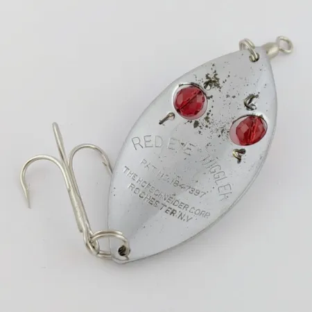 Hofschneider Red Eye Wiggler, nikiel/czerwony, 25 g błystka wahadłowa #24196