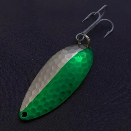 Eppinger Dardevle Devle Dog Detroit (1980 s), nikiel/zielony, 21 g błystka wahadłowa #24199
