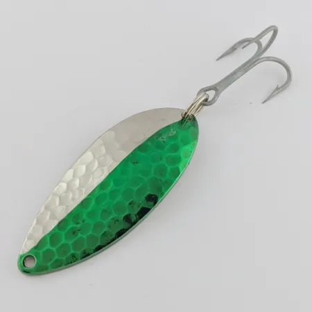 Eppinger Dardevle Devle Dog Detroit (1980 s), nikiel/zielony, 21 g błystka wahadłowa #24199