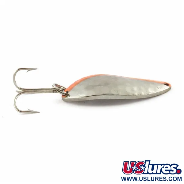 Eppinger Dardevle Devle Dog 5400 Detroit (1980 s), nikiel/pomarańczowy UV, 14 g błystka wahadłowa #24200