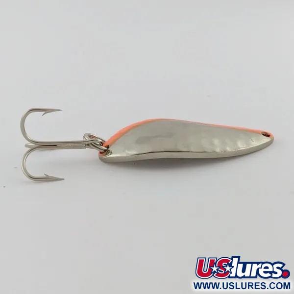 Eppinger Dardevle Devle Dog 5400 Detroit (1980 s), nikiel/pomarańczowy UV, 14 g błystka wahadłowa #24200