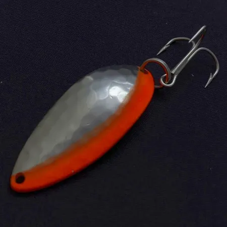 Eppinger Dardevle Devle Dog 5400 Detroit (1980 s), nikiel/pomarańczowy UV, 14 g błystka wahadłowa #24200