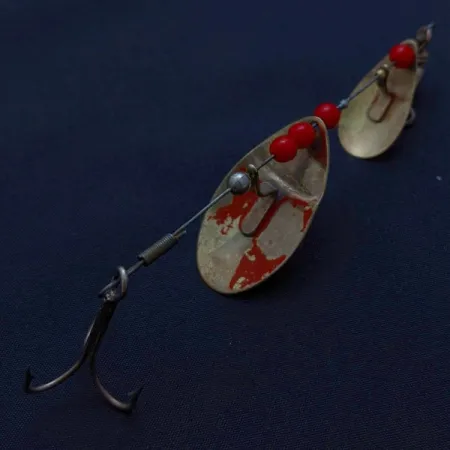 Weller June-Bug, srebrozłoto, 8 g błystka obrotowa #24206