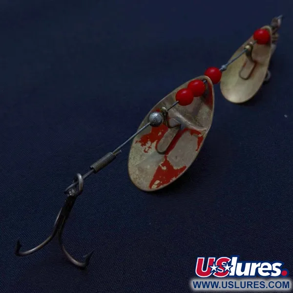  Weller June-Bug, srebrozłoto, 8 g błystka obrotowa #24206