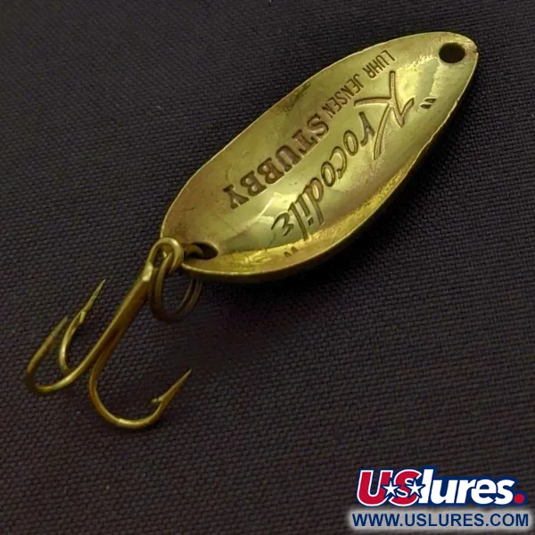Luhr Jensen Lil' Kroc (Krocodile Stubby), mosiądz, 4,5 g błystka wahadłowa #24208