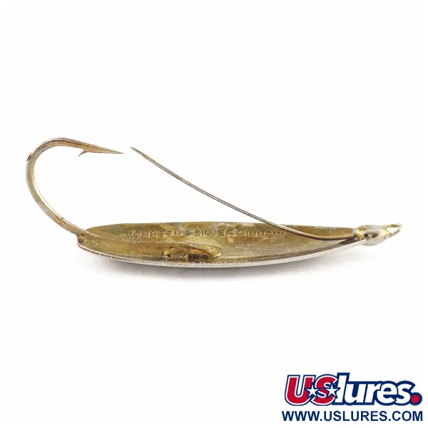  Johnson Silver Minnow antyzaczepowa, srebro/mosiądz, 12 g błystka wahadłowa #24219