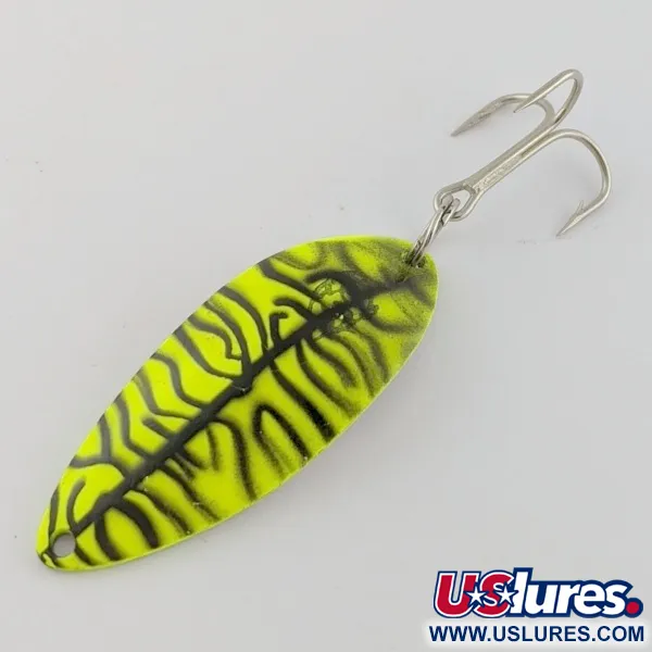 Eppinger Dardevle Devle Dog 5400 Detroit (1980 s), nikiel/pomarańczowy UV, 14 g błystka wahadłowa #24220