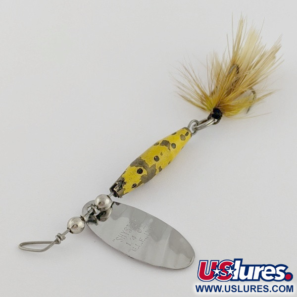 Glen Evans Shyster, żółty/nikiel, 7 g błystka obrotowa #24226