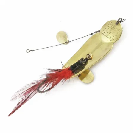 Heddon King Stanley, złoty/czerwony, 21 g błystka wahadłowa #24228