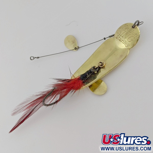 Heddon King Stanley, złoty/czerwony, 21 g błystka wahadłowa #24228