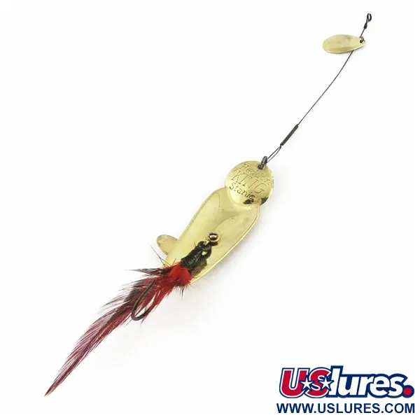 Heddon King Stanley, złoty/czerwony, 21 g błystka wahadłowa #24228