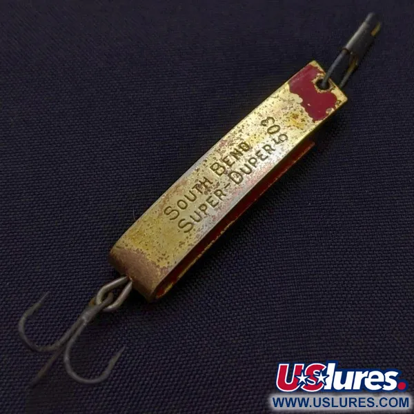  South Bend  Super-Duper 503, złoty/czerwony, 4,5 g błystka wahadłowa #24239