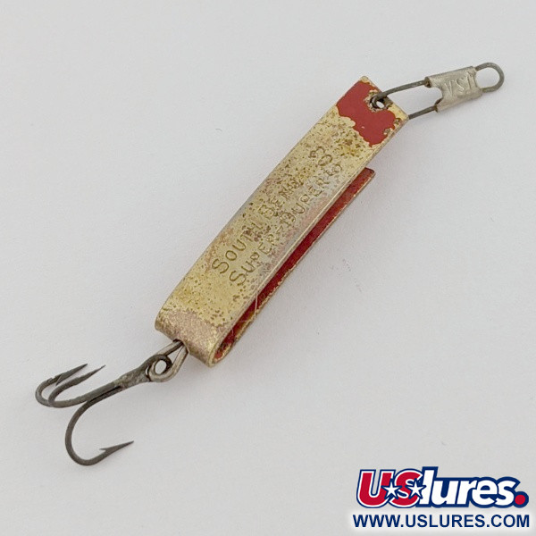 South Bend  Super-Duper 503, złoty/czerwony, 4,5 g błystka wahadłowa #24239