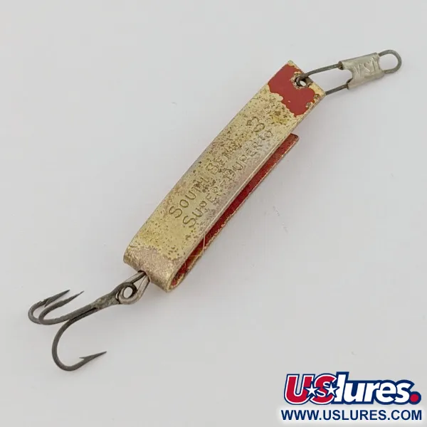  South Bend  Super-Duper 503, złoty/czerwony, 4,5 g błystka wahadłowa #24239