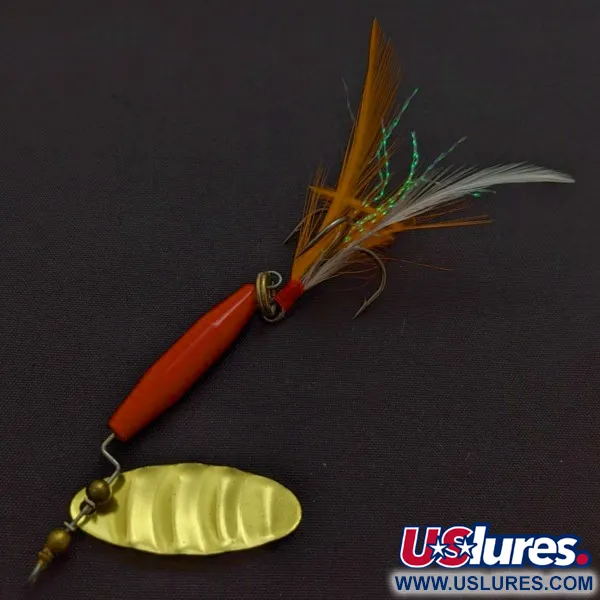  Worth #301, czerwony/czarny/złoty, 9 g błystka obrotowa #24254