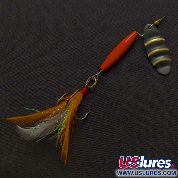  Worth #301, czerwony/czarny/złoty, 9 g błystka obrotowa #24254