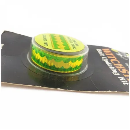 Witchcraft Witchstix Bait Scalloped tape , yellow/green hologram #24257