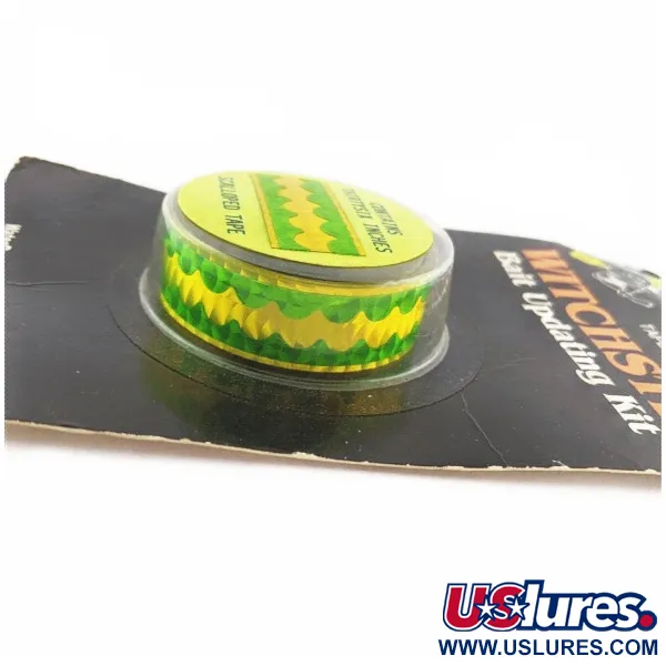 Witchcraft Witchstix Bait Scalloped tape , yellow/green hologram #24257