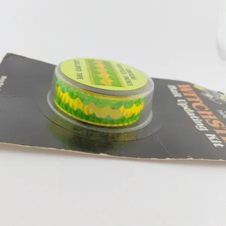 Witchcraft Witchstix Bait Scalloped tape , yellow/green hologram #24257