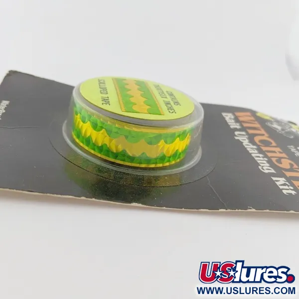 Witchcraft Witchstix Bait Scalloped tape , yellow/green hologram #24257