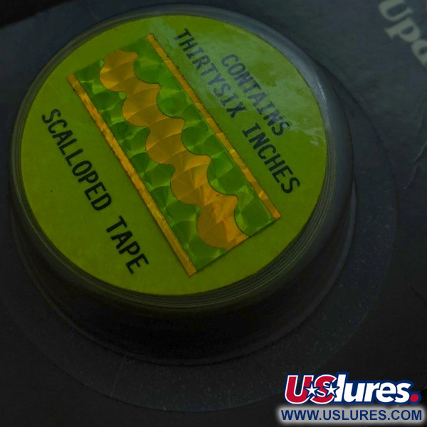 Witchcraft Witchstix Bait Scalloped tape , yellow/green hologram,  g  #24257