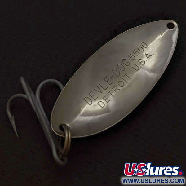Eppinger Dardevle Devle Dog 5500 Detroit (1980 s), nikiel, 21 g błystka wahadłowa #24271