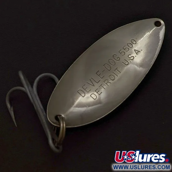 Eppinger Dardevle Devle Dog 5500 Detroit (1980 s), nikiel, 21 g błystka wahadłowa #24271