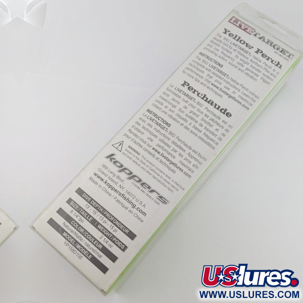 LiveTarget  LIVE TARGET Yellow Perch 16 Deep Diving, Yellow Perch, 90 g wobler #24273