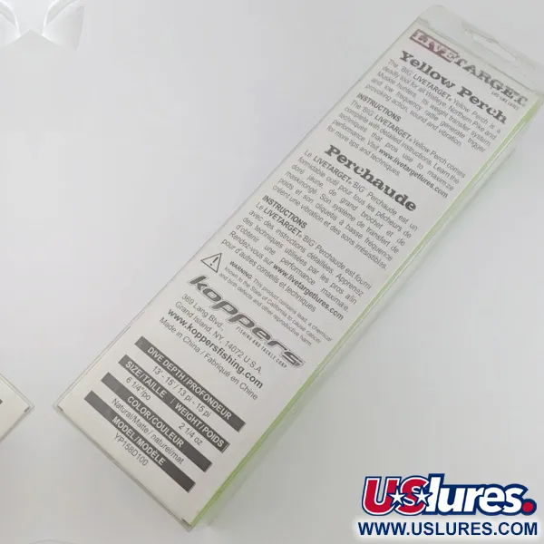 LiveTarget  LIVE TARGET Yellow Perch 16 Deep Diving, Yellow Perch, 90 g wobler #24273