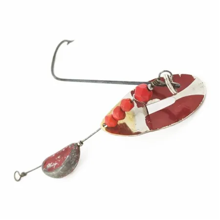 Weller June-Bug Stripe-on, srebrozłoto, 14 g błystka obrotowa #24278