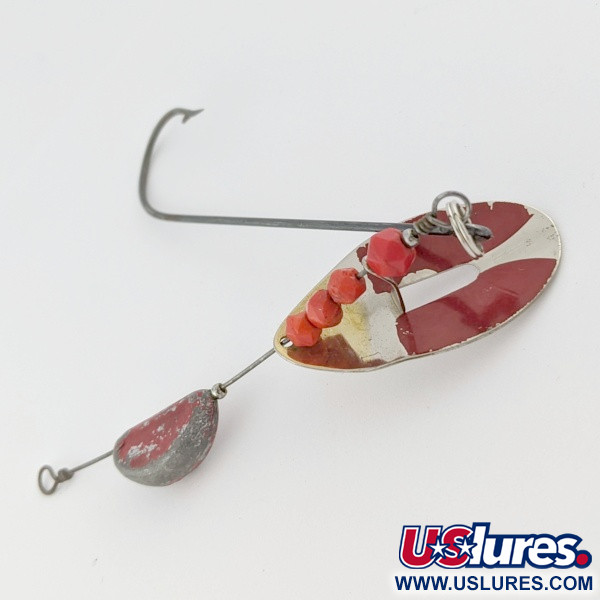 Weller June-Bug Stripe-on, srebrozłoto, 14 g błystka obrotowa #24278