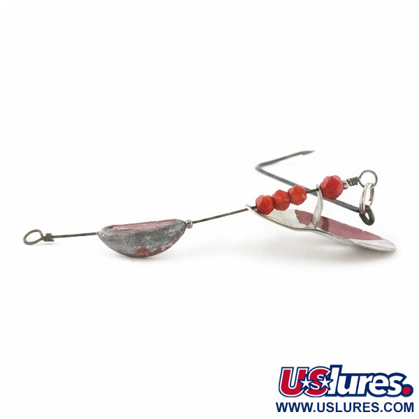 Weller June-Bug Stripe-on, srebrozłoto, 14 g błystka obrotowa #24278