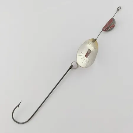 Weller June-Bug Stripe-on, srebrozłoto, 14 g błystka obrotowa #24278