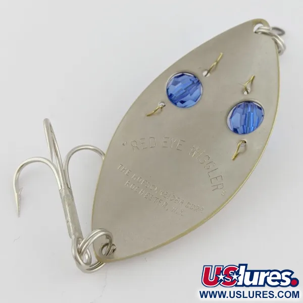 Hofschneider Red Eye Wiggler, srebrne/mosiężne/, 25 g błystka wahadłowa #24287