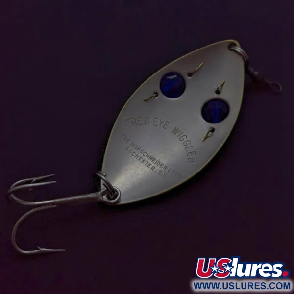 Hofschneider Red Eye Wiggler, srebrne/mosiężne/, 25 g błystka wahadłowa #24287