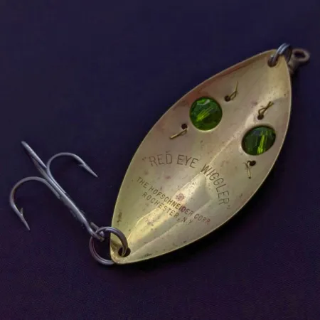 Hofschneider Red Eye Wiggler, gold/green, 25 g błystka wahadłowa #24288