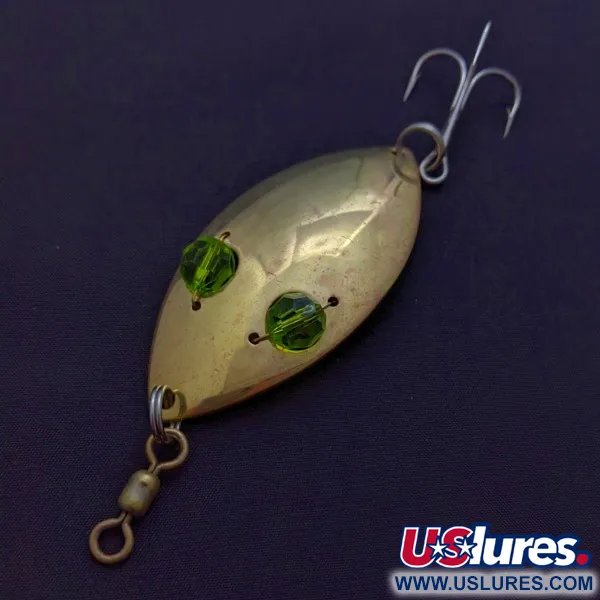 Hofschneider Red Eye Wiggler, gold/green, 25 g błystka wahadłowa #24288