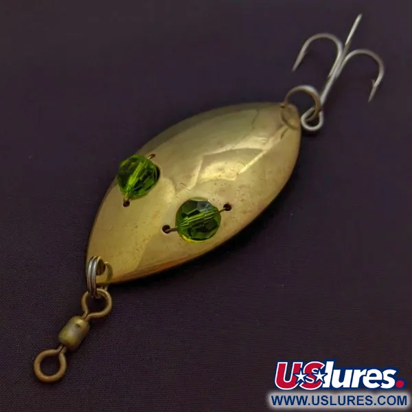 Hofschneider Red Eye Wiggler, gold/green, 25 g błystka wahadłowa #24288