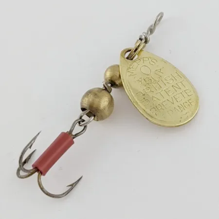 Mepps Aglia 0 (1960s), gold, 2,5 g błystka obrotowa #24289